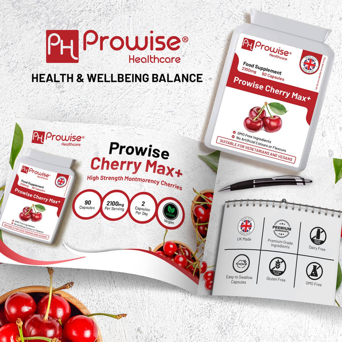Cherry Max+ 2100mg Montmorency Cherry Added with Black Cherr
