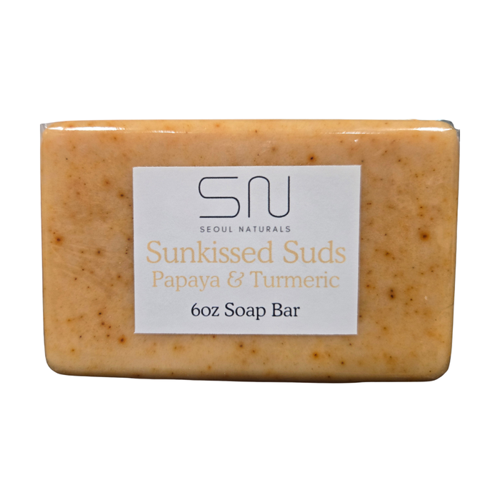 Seoul Naturals Sunkissed Suds Papaya and Turmeruc Soap 6oz