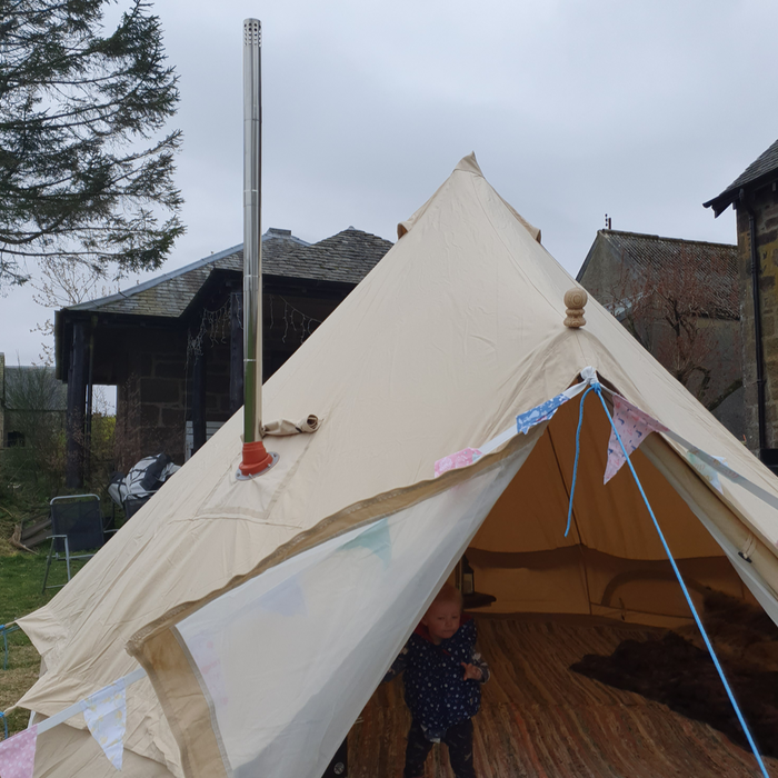 Hot Tent Stove Chimney Flashing Kit