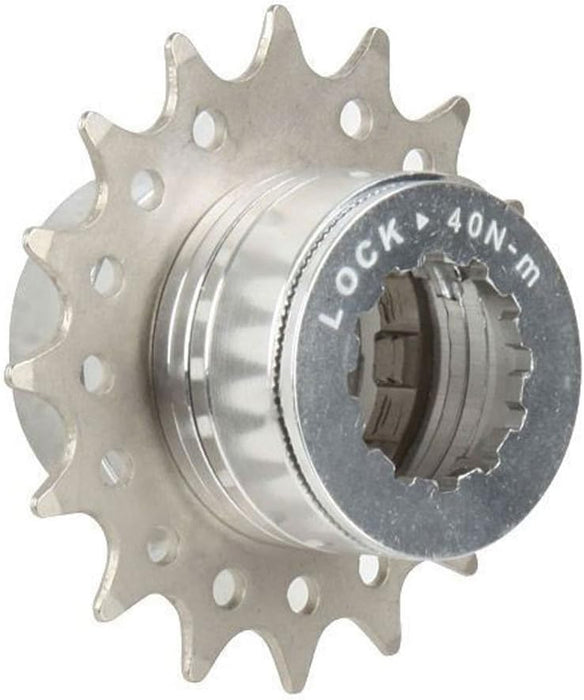 Mr.Control Single Speed Urban Fixie Bike rear gear Cassette 15T Conversion Kit Silver