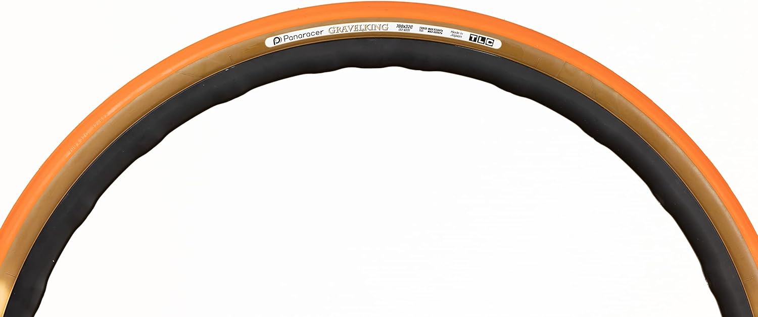 PANARACER GRAVELKING SK Orange/Brown 700x38 TLC GRAVEL TYRE Folding