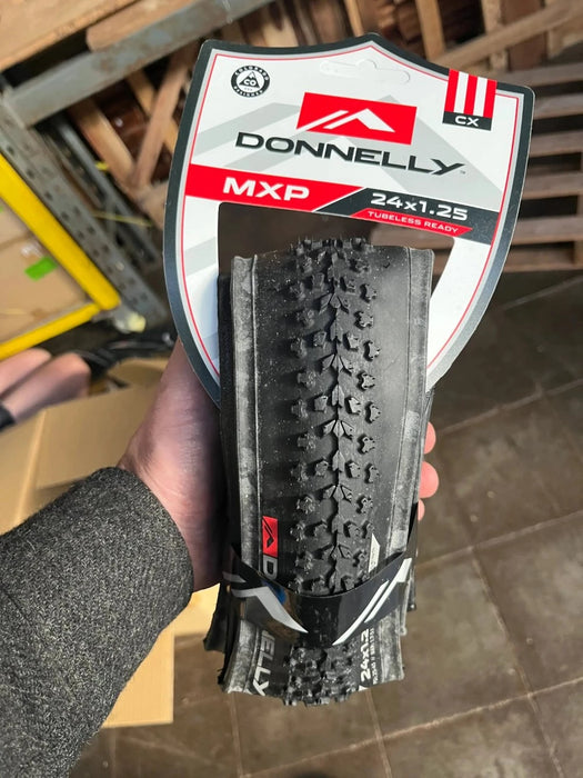 Donnelly MXP 24 x 1.25 cyclocross tyre, all black, tubeless-ready folding bead