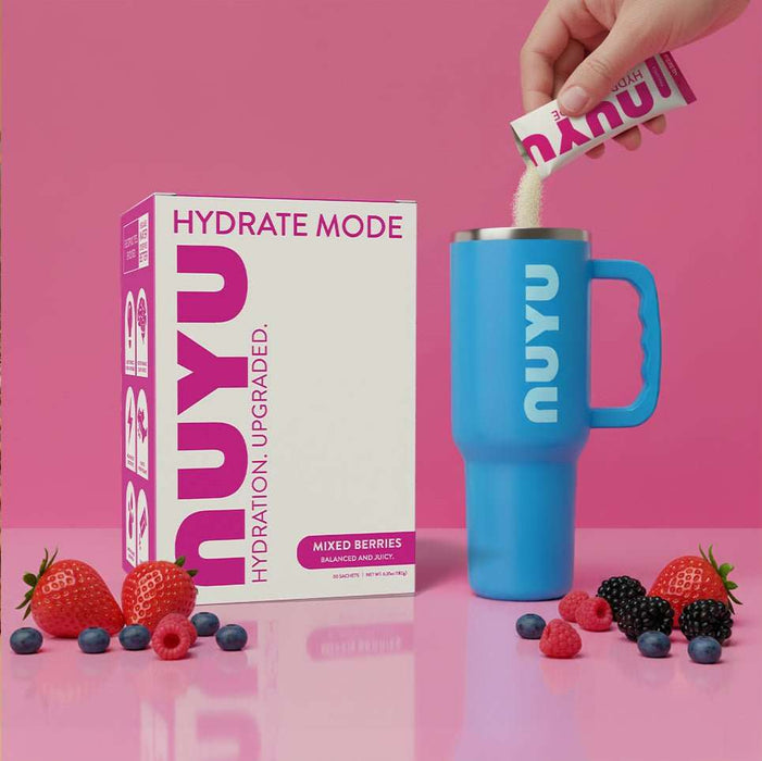Hydrate Mode – Mixed Berry Electrolyte Sachets | Zero Sugar Hydration with Vitamin C, Magnesium & Zinc