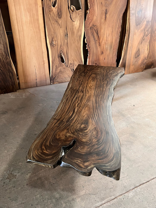 Reduxwood Chamcha Double Black 125-155cm-420cm Table Top