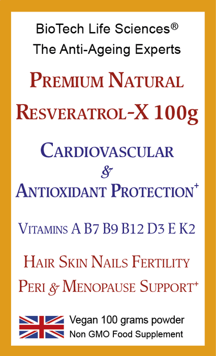 NMN NAD+ Resveratrol Vitamins - Anti-Aging powder/drink mix