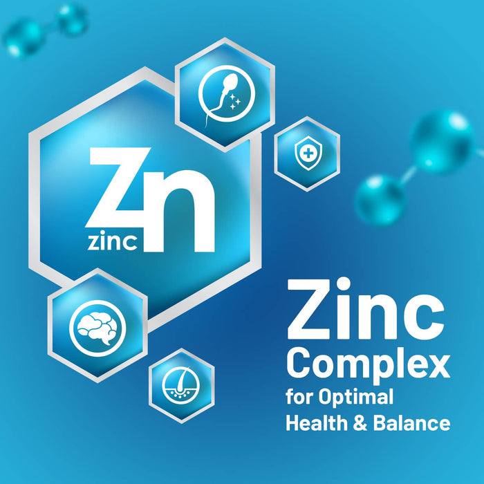 5-in-1 Zinc Picolinate Complex 50 mg | 365 Vegan Tablets