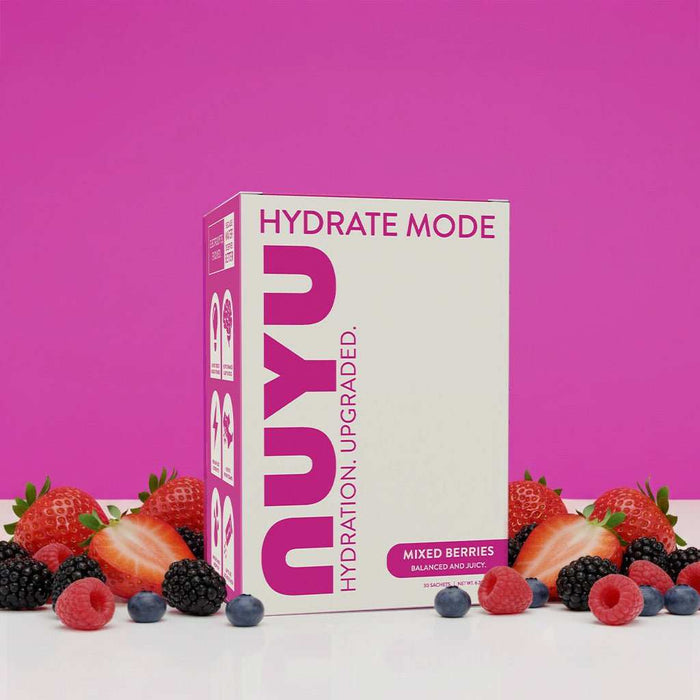 Hydrate Mode – Mixed Berry Electrolyte Sachets | Zero Sugar Hydration with Vitamin C, Magnesium & Zinc