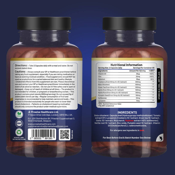 Prowise Advanced Prostwell Plus 60 Vegan Capsules