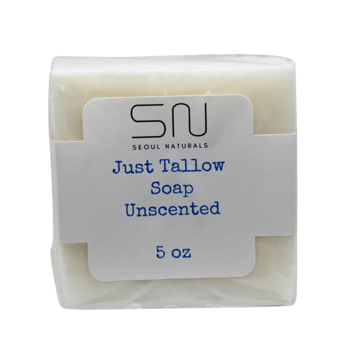 Seoul Naturals Just Tallow Unscented Soap 5oz