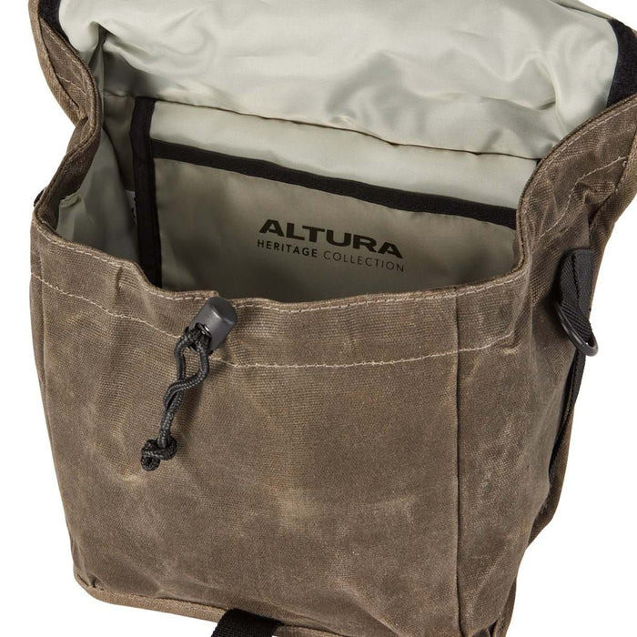 Altura Heritage Cycling Bar Bag  - Navy / Olive