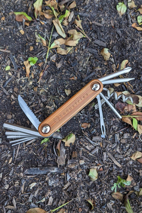 Trail Knife Bamboo Multi Tool 11 in 1