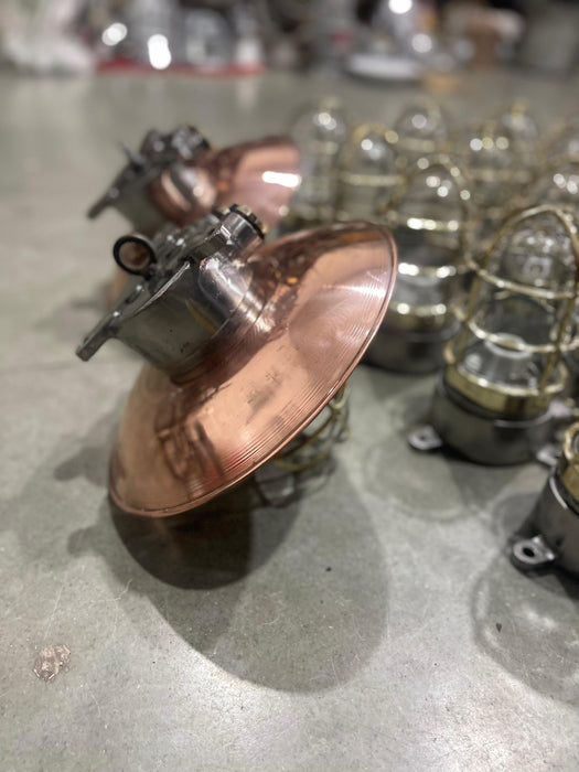IRON AND BRASS PASSAGE LIGHT Model 2