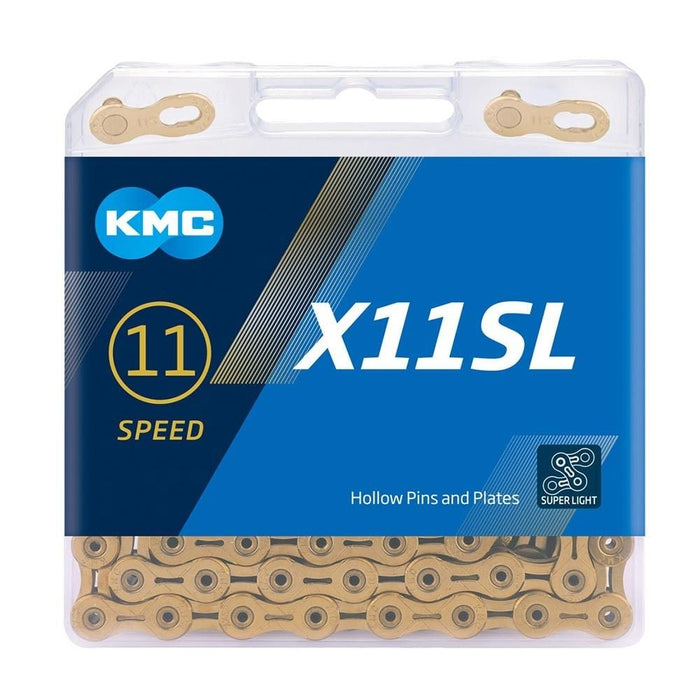 KMC X11SL Ti-N 11 Speed Chain - Gold - 118 Links