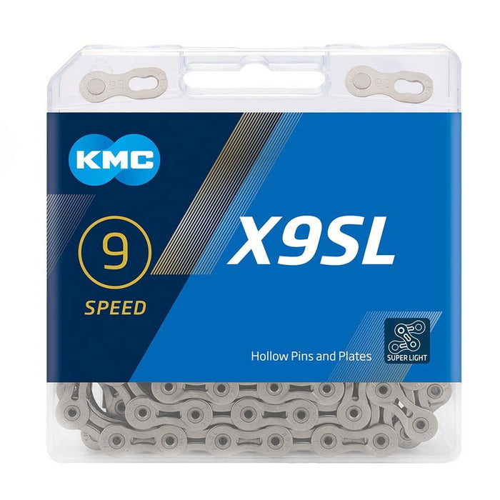 KMC X9SL 9 speed Silver 114 Link Chain