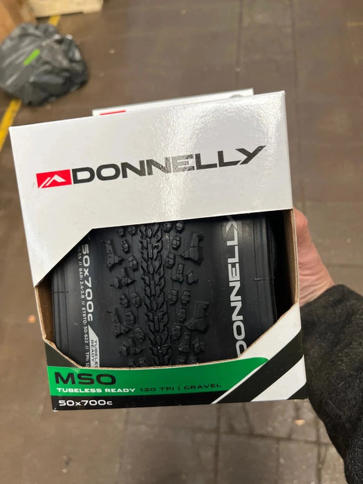 Donnelly X'Plor MSO 700x50 adventure gravel tyre, black, tubeless-ready folding bead