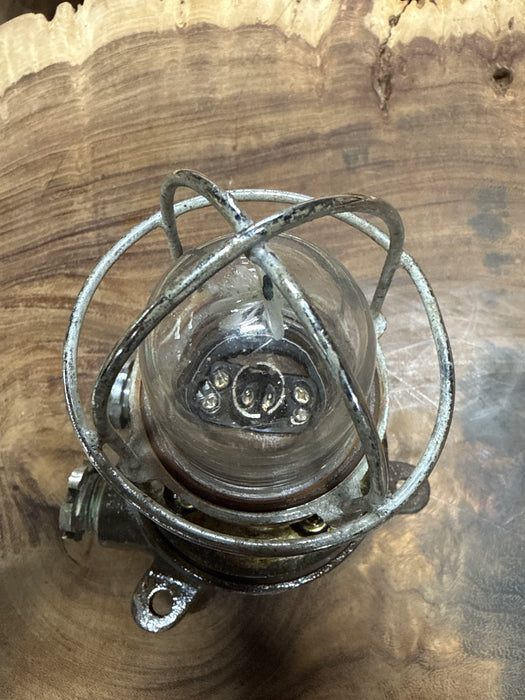 Salvaged Mini Iron Security Lights Proper Cute