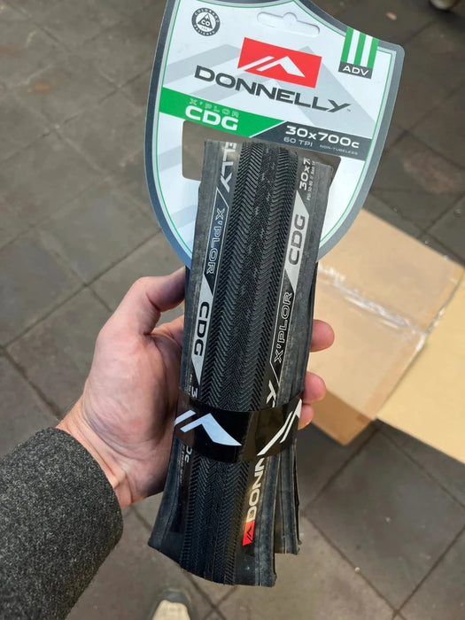 Donnelly X'Plor CDG 700x30 all-road gravel tyre, black, 60TPI folding bead