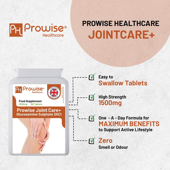 Glucosamine Sulphate 2KCL 1500mg 60 Tablets I High Strength