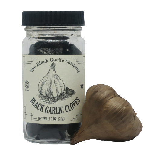 Black Garlic Cloves 4 oz Jar