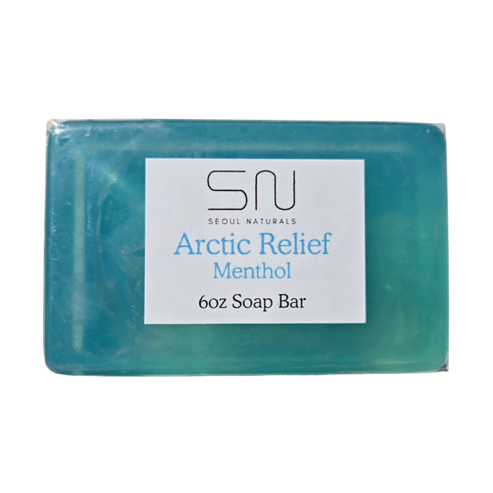 Seoul Naturals Arctic Relief Menthol Soap with Wintergreen and Arnica 6oz