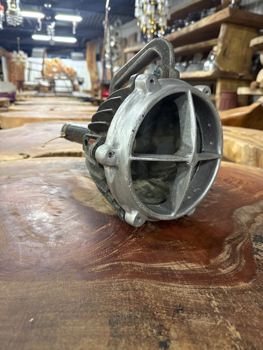 Salvaged S.R Browne Marine Handlamp