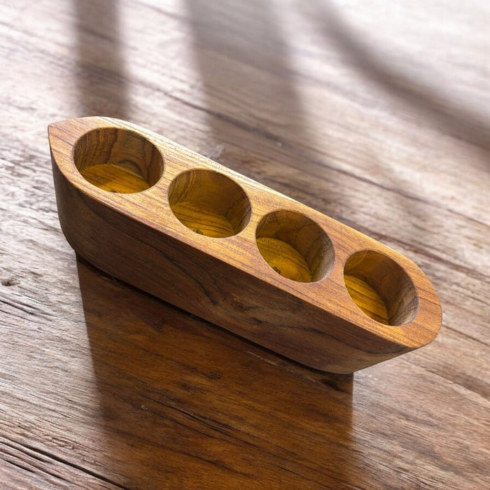 Wild Roots Exotic Hardwood Tea Light Holder