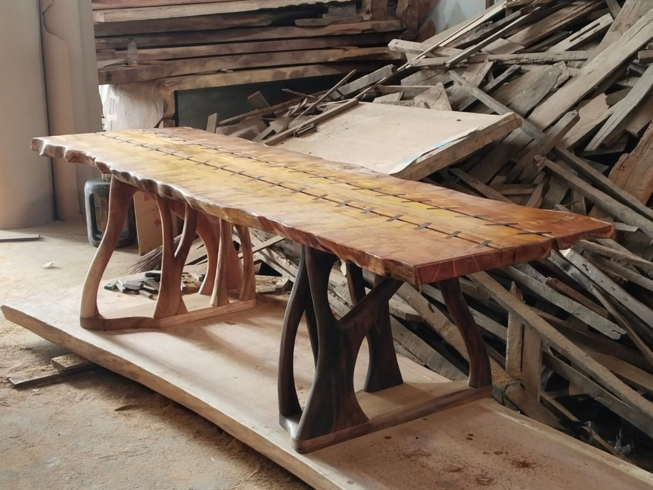 Teak Wood, Long Table 001