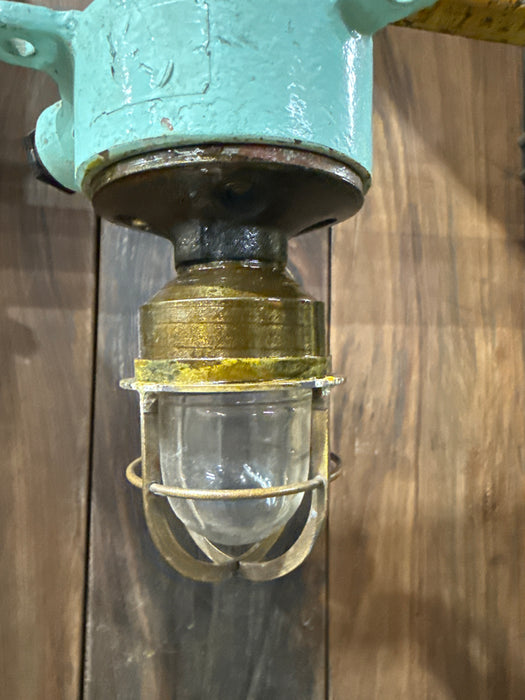 Salvaged Mini Iron Security Lights Proper Cute