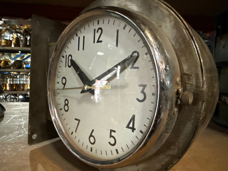 Salvaged Citizen Double Sided Clock – Polished