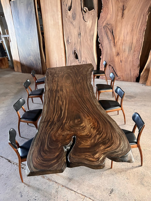 Reduxwood Chamcha Double Black 125-155cm-420cm Table Top