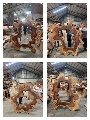 Sulawesian Rosewood Wood salvaged slice