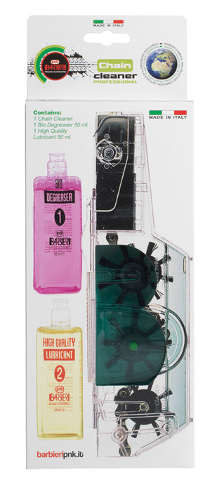 CHAIN CLEANER IN BLISTER WITH 2 BOTTLES: DETERGENT + LUBRIFICANT