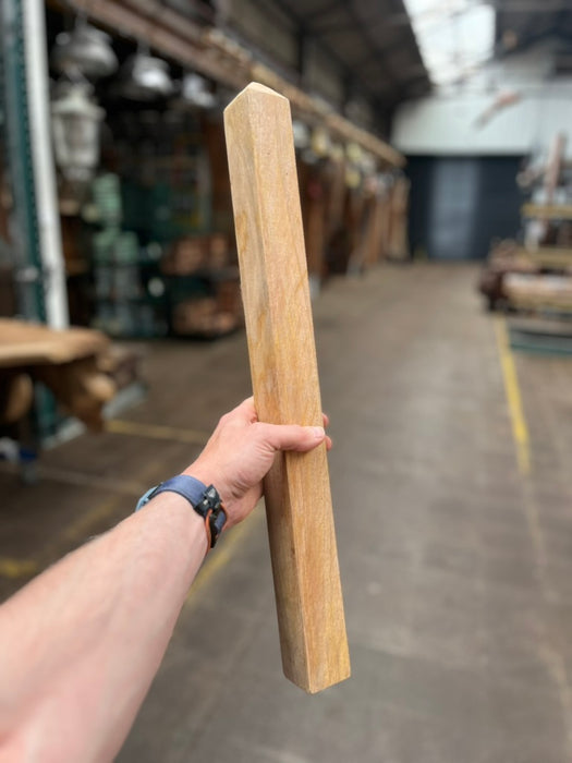 Final Clearance got to go “Plant a tree in Sumba” Exotic Hardwood Post (1 groove halfway up)