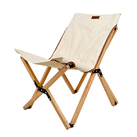 Bamboo Canvas Sustainable Foldable Camp Chair