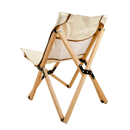 Bamboo Canvas Sustainable Foldable Camp Chair