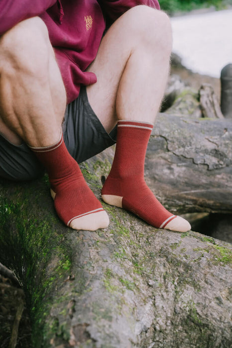 Banana Skate Classics Sock Brick Red