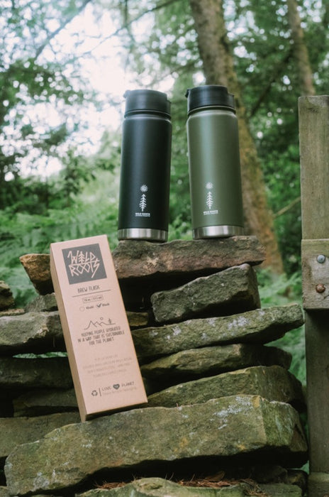 Wild Roots Brew Flask 511ml Vacuum Insulated