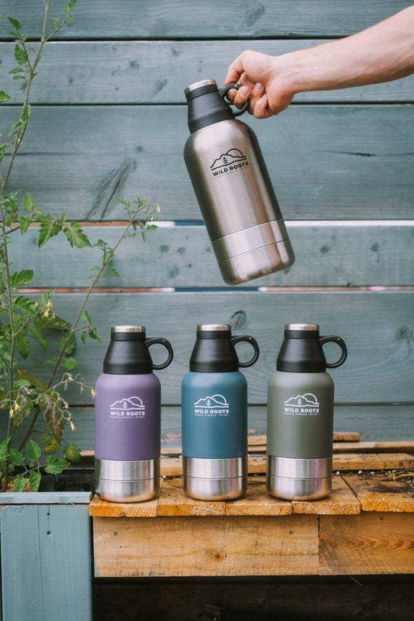 Wild Roots XL Columbian Canister | 1.8L Insulated Flask & Mug