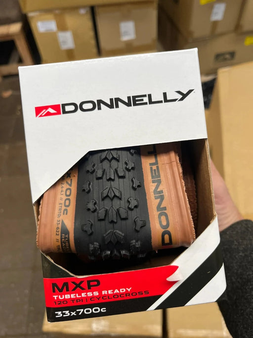 Donnelly MXP 700x33 cyclocross tyre, tan sidewall, folding bead, tubeless ready