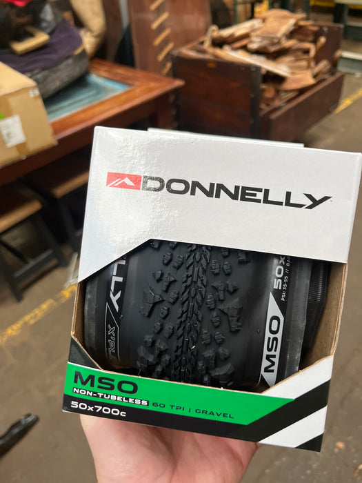 Donnelly X'Plor MSO 700 x 50 Adventure Gravel Tyre – 60TPI Black Folding