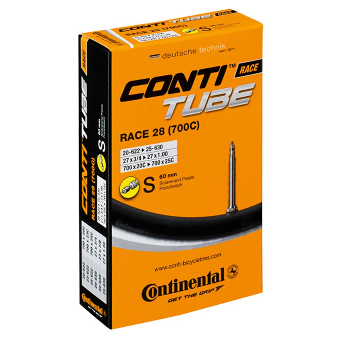 Continental Race 28 Tube Race Light 60mm Presta Valve 700 x 20-25C