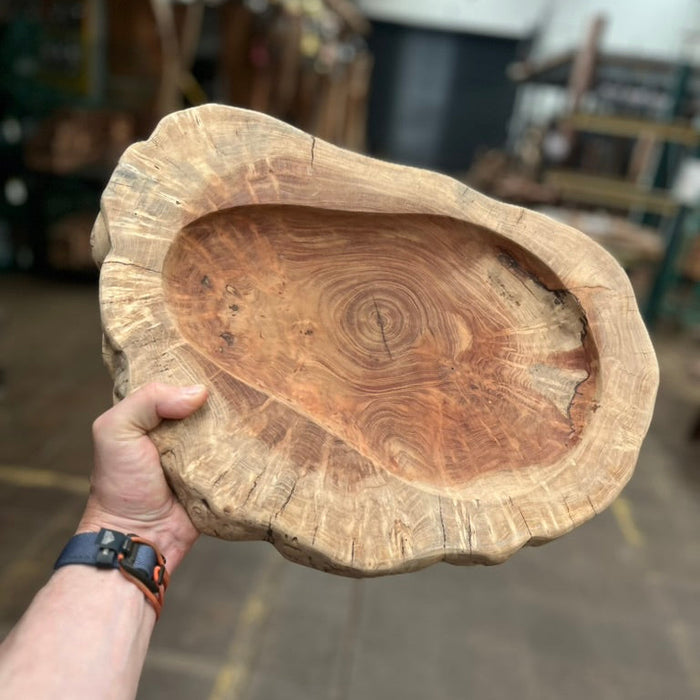 Final Clearance got to go LARGE Mimba Burl Plate / Bowl / Board Sustainably Sourced, One-of-a-Kind (Copy)