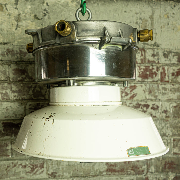 Salvaged Killark Explosion Proof Light with Shade (Large) Wall Mounted /Pendant
