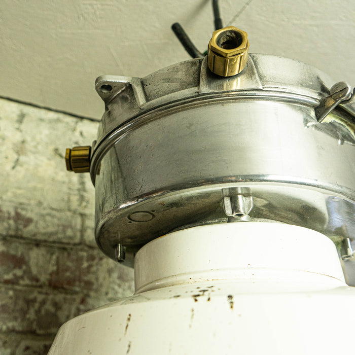 Salvaged Killark Explosion Proof Light with Shade (Large) Wall Mounted /Pendant