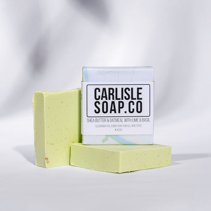 Carlisle Soap Co, butter & Oatmeal With Lime & Basil 125g