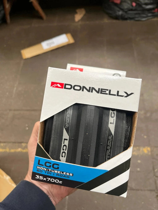 Donnelly Strada LGG 700x35 road tyre, black, 60TPI folding bead