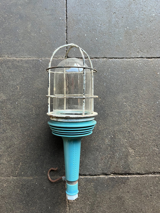 Salvaged Daeyang Aluminium Hand Lamp – Vintage Ship's Inspection Light