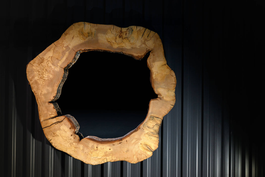 True Wood 'Forest Eye' Wall mirror