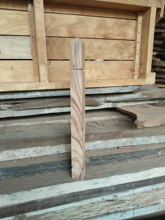 Final Clearance got to go “Plant a tree in Sumba” Exotic Hardwood Post (1 groove 3/4 way up)