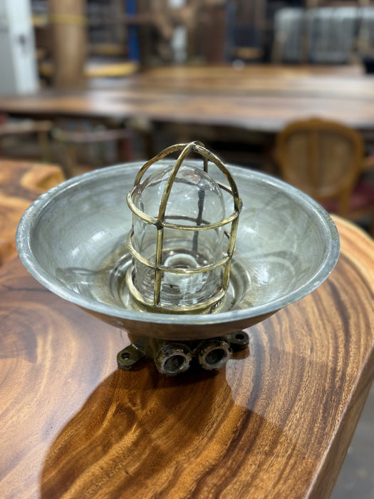 Salvaged Iron Brass Hanging Running light